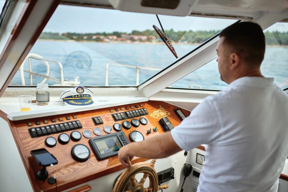 Licensed commercial boat captain operating a passenger vessel.